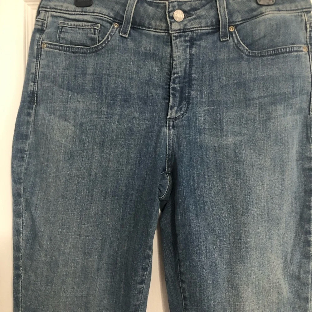NYDJ new Skinny Legging Women's Jeans ripped knee size 10 lift tuck technology‎